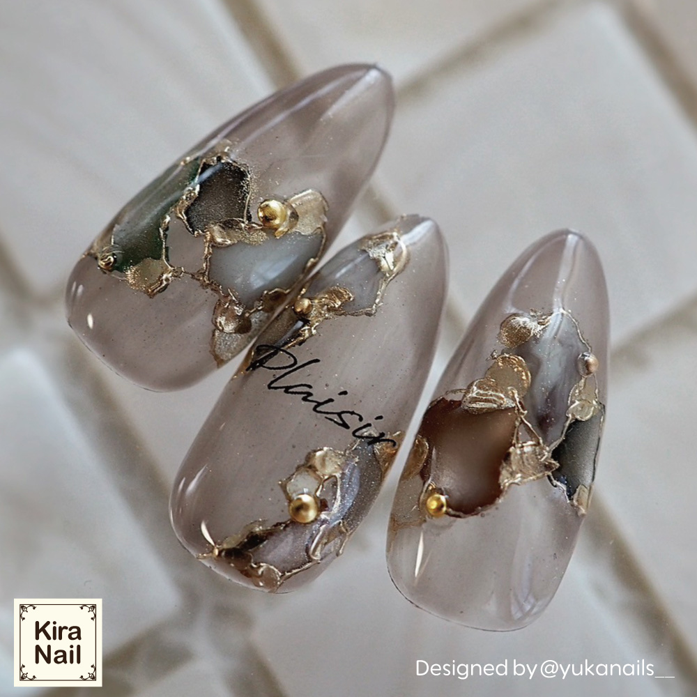 KiraNail ニュアンスくすみカラー フレーク 1g FL-NKU-01