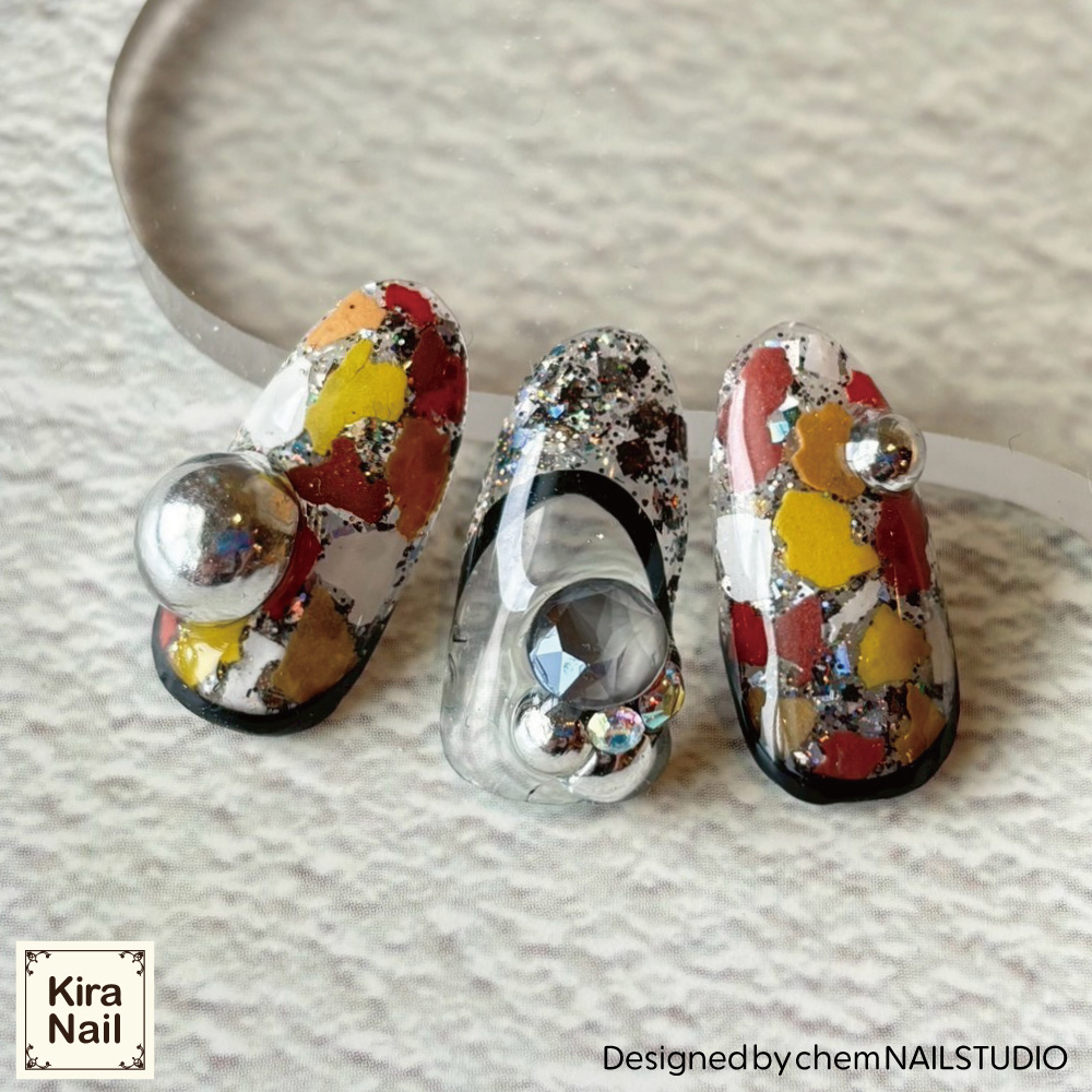 KiraNail ニュアンスくすみカラー フレーク 1g FL-NKU-01