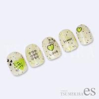 ツメキラes カラーハート イエローグリーン ES-CHT-001