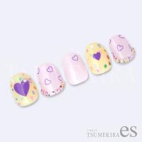 ツメキラes カラーハート パープル ES-CHT-004