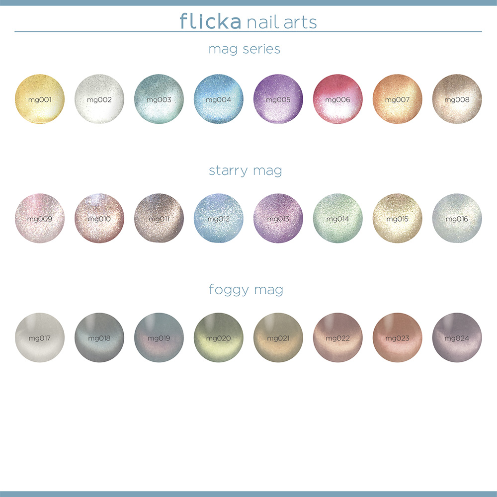 flicka nail arts フリッカカラー&マグジェル 114色セット