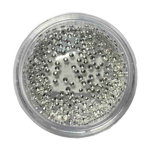 KiraNail 半球型くりぬきスタッズ 1.2mm シルバー 500P ST-5SI-12