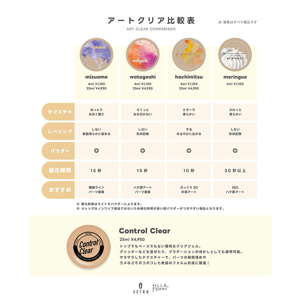 VETRO アートクリア ミズアメ 4ml VAM-4