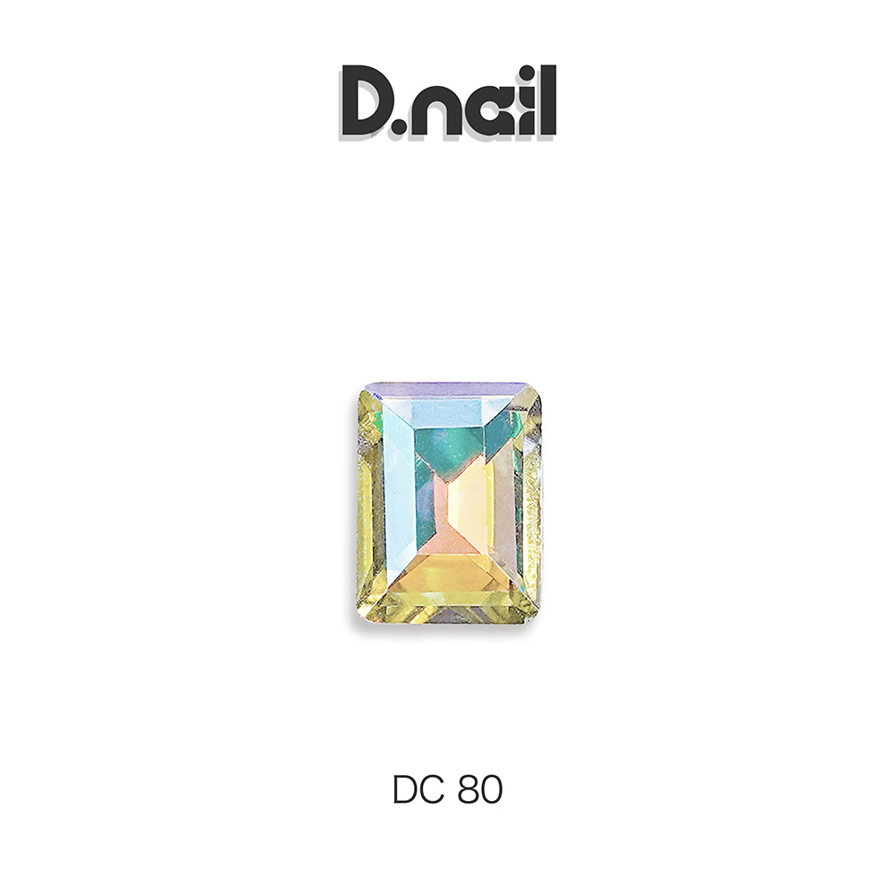 D.nail デコレーションストーン DC-80 6P 8×6mm #38409