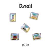 D.nail デコレーションストーン DC-80 6P 8×6mm #38409