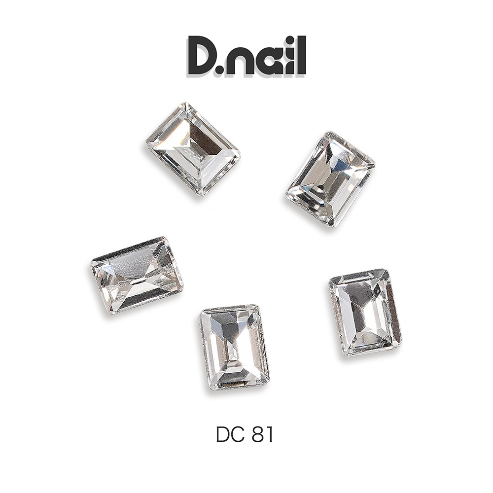 D.nail デコレーションストーン DC-81 6P 8×6mm #38410