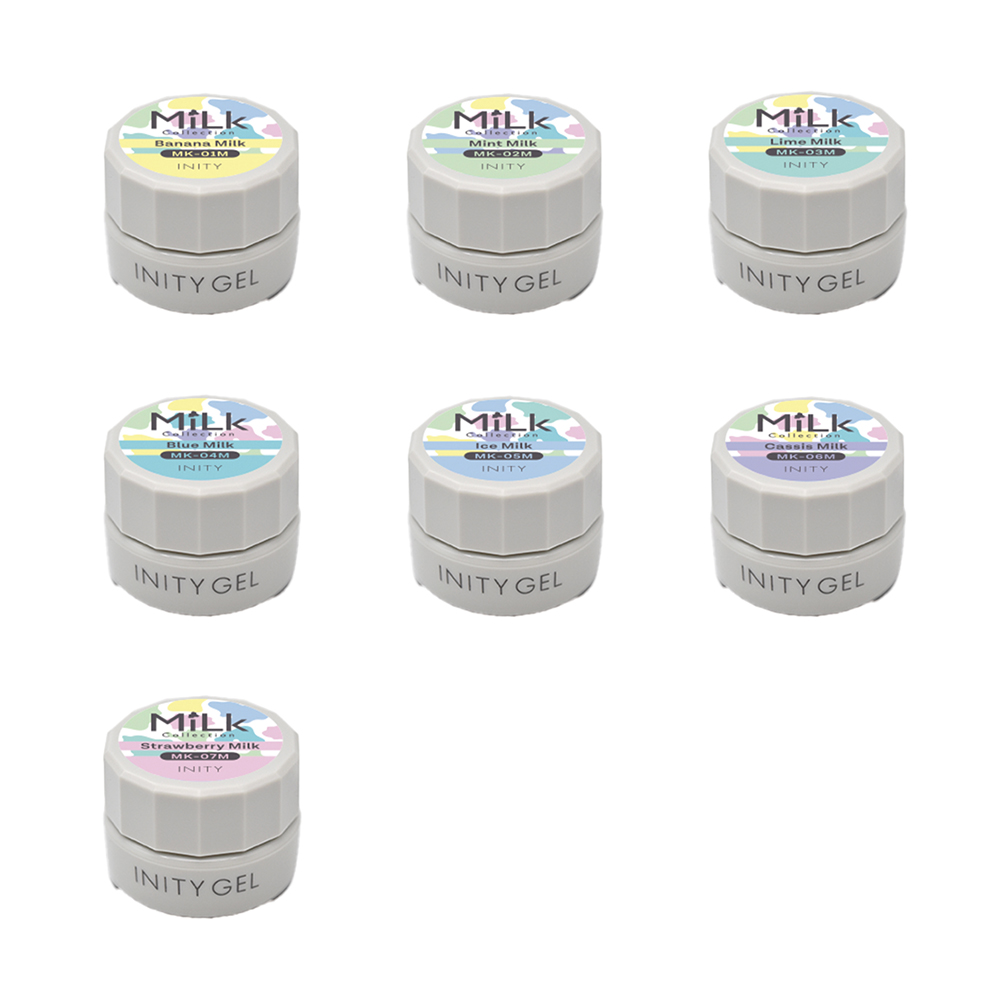 アイニティ ハイエンドカラー ミルクコレクションセット INS-MK 3g×7色