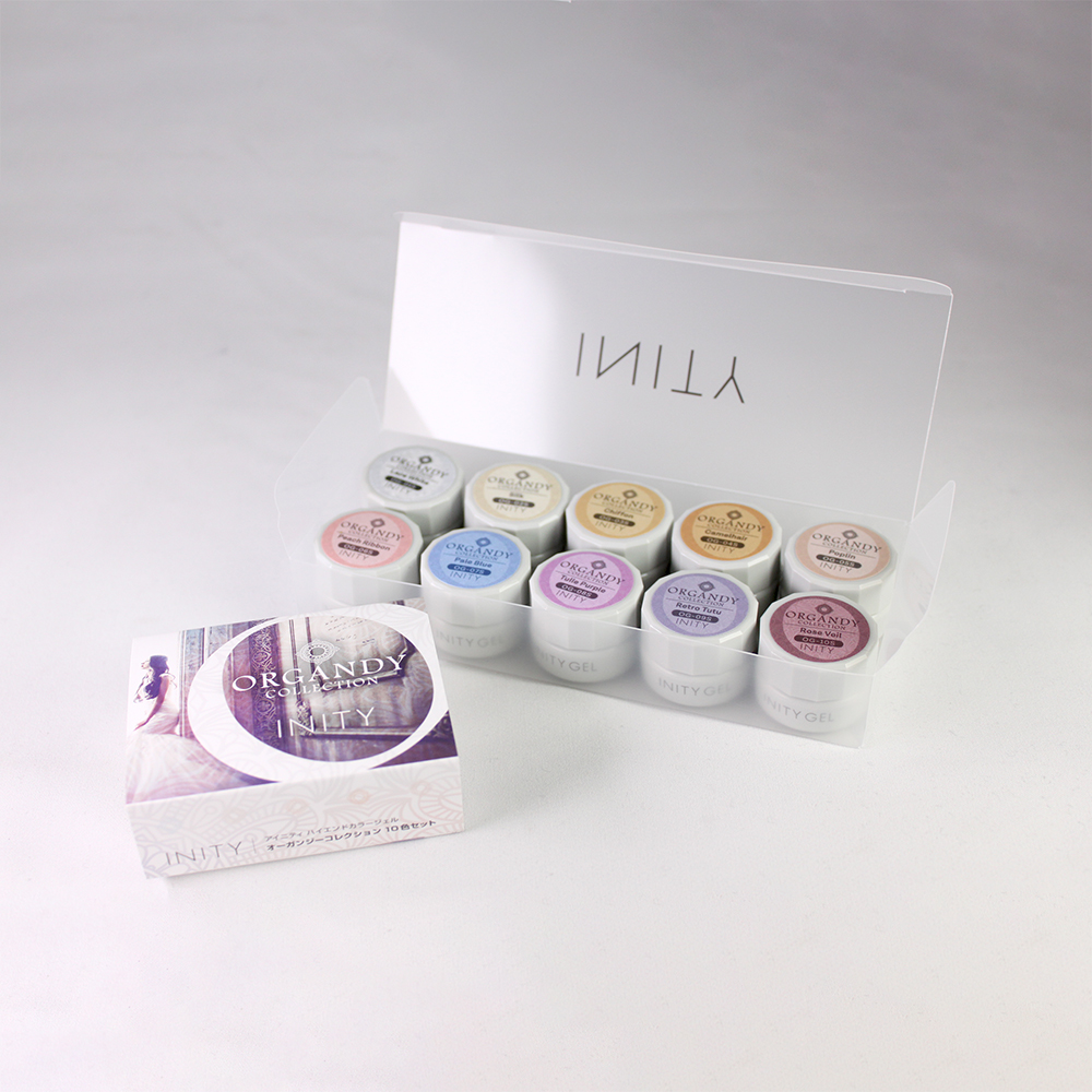 アイニティ オーガンジーコレクションセット INS-OG 3g×10色
