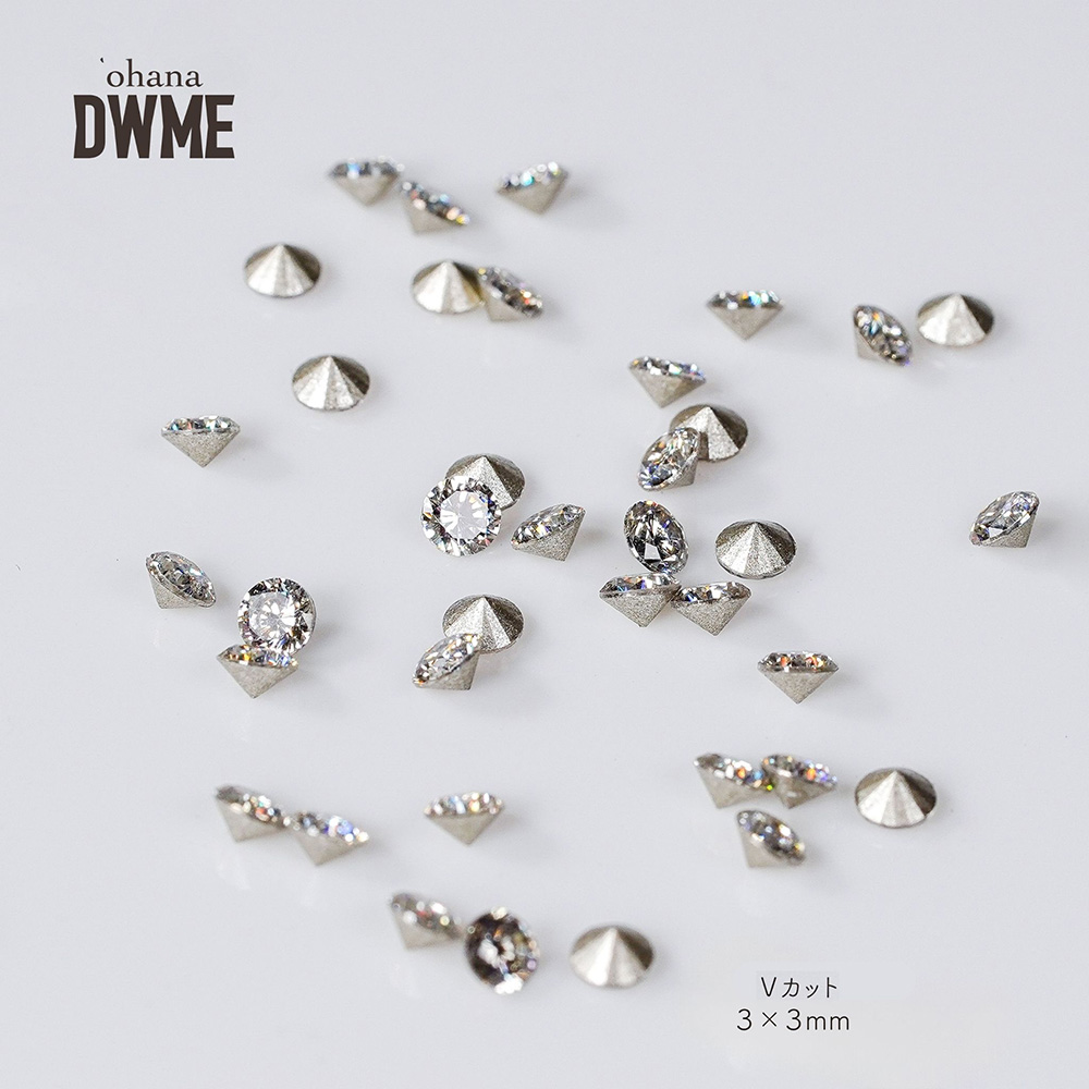 ‘ohana×DWME エクラ Vカット 100P 3×3mm #38487