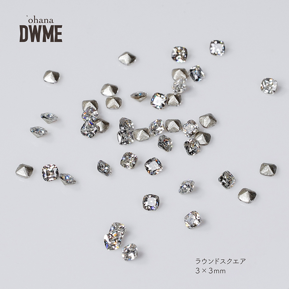 ‘ohana×DWME エクラ ラウンドスクエア 100P 3×3mm #38491