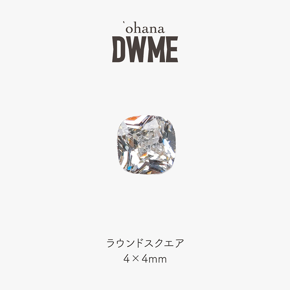 ‘ohana×DWME エクラ ラウンドスクエア 50P 4×4mm #38493