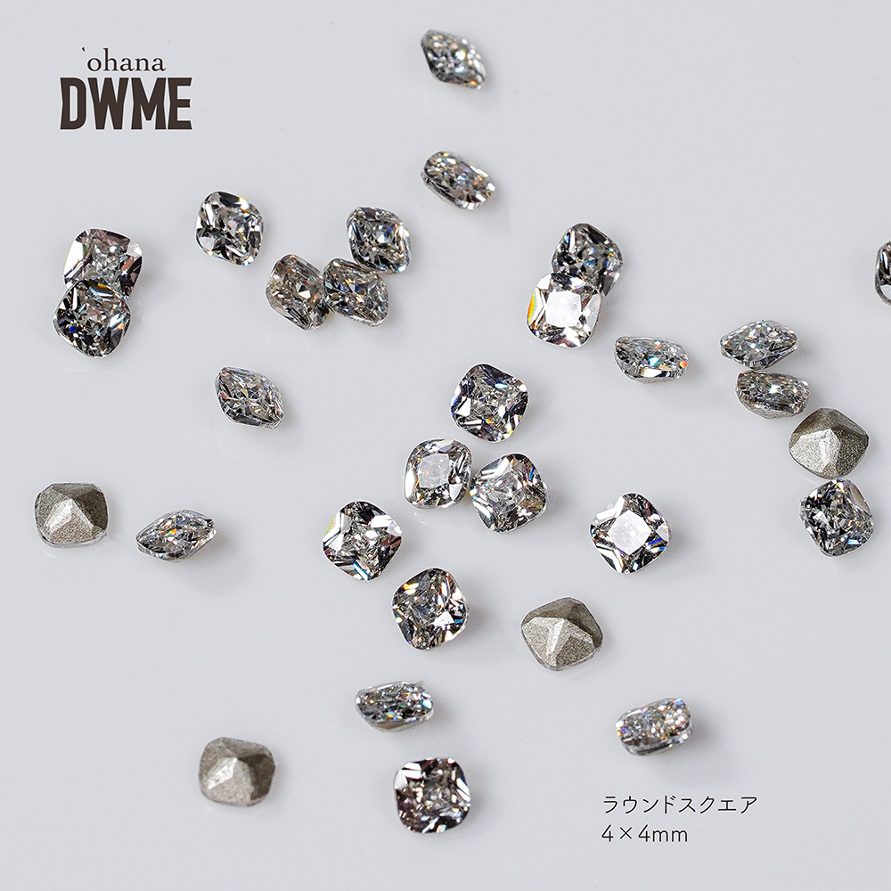 ‘ohana×DWME エクラ ラウンドスクエア 50P 4×4mm #38493