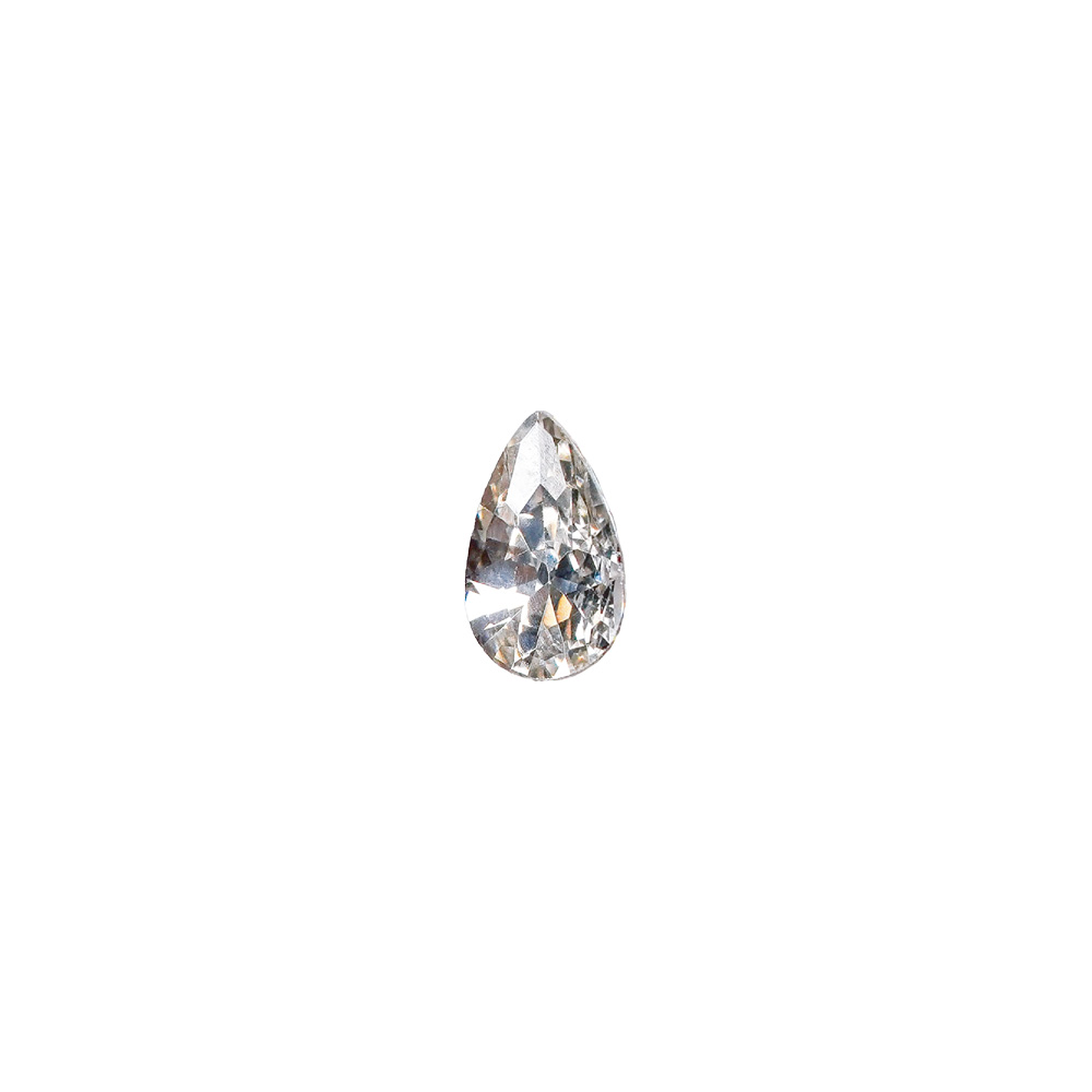 ‘ohana×DWME ホワイトクリスタル ドロップ 3×5mm 50P #38497