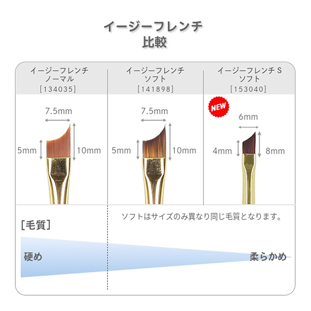 Krimth ワンダーアップジェルブラシ イージーフレンチM