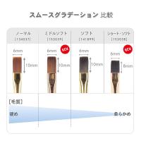 Krimth ワンダーアップジェルブラシ スムースグラデーションミドル ソフト