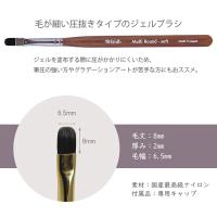 Krimth ワンダーアップジェルブラシ マルチラウンド ソフト