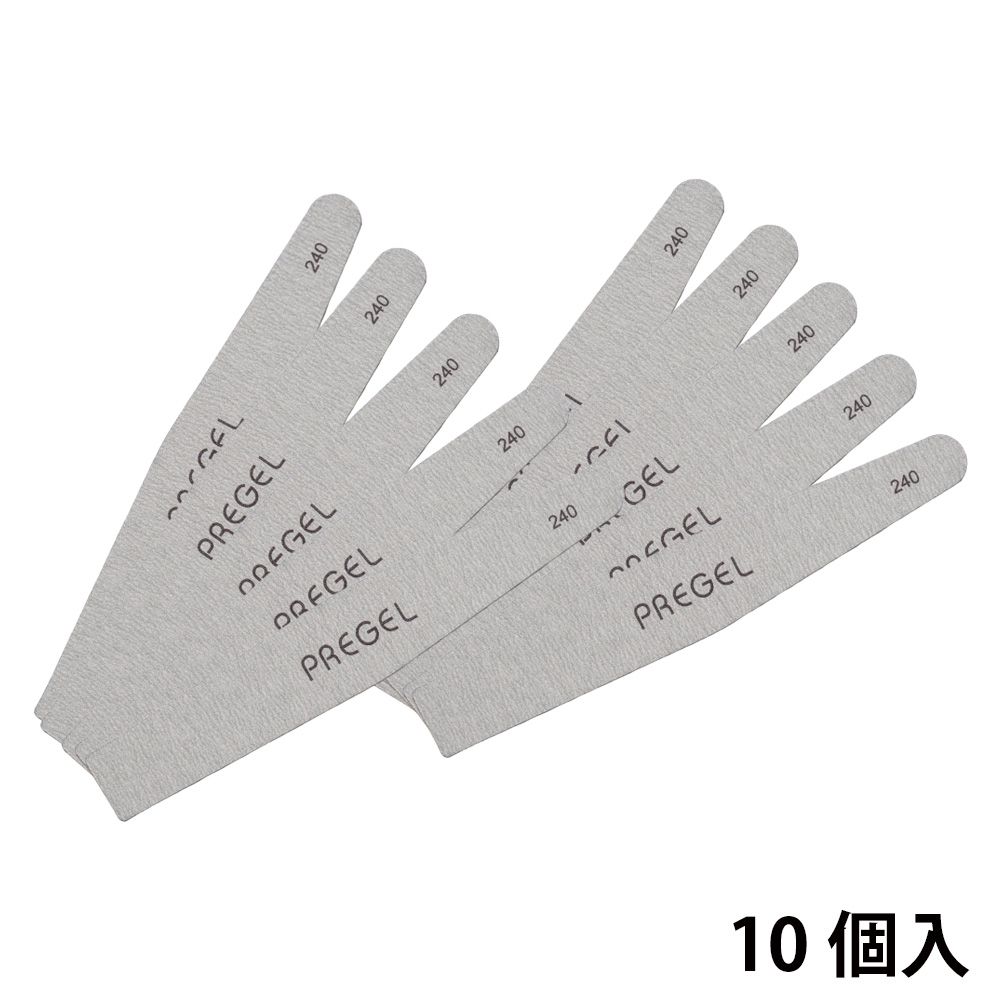 PREGEL ゼブラファイル ダイヤ型 240G 10本セット PG-FILE-D24010