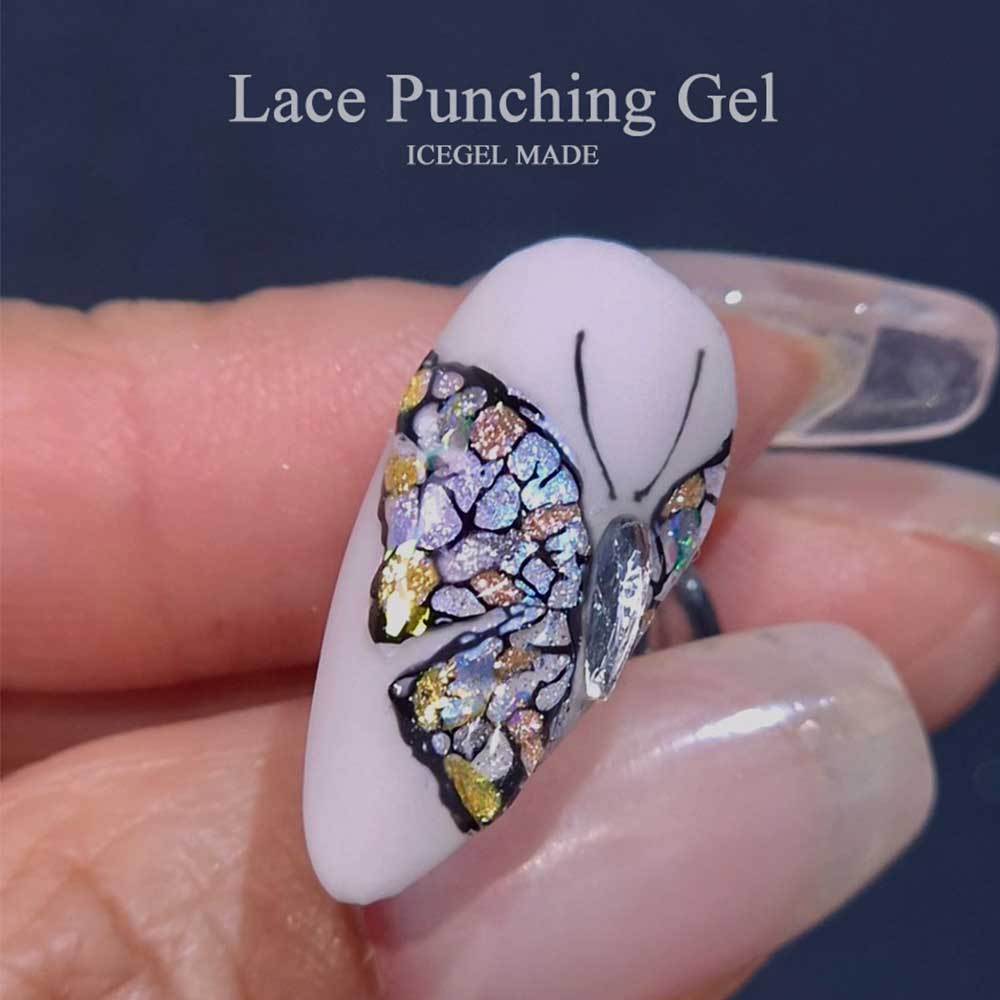 ICE GEL ABLACK レースパンチングジェル 3g S227 ブラック