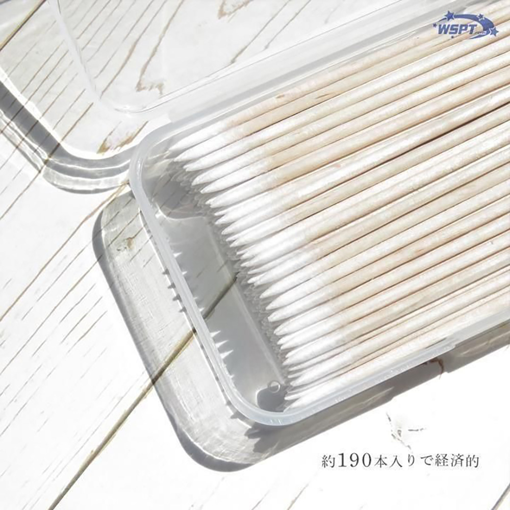 WSPT JAPAN コットン付き ウッドスティック 約190本