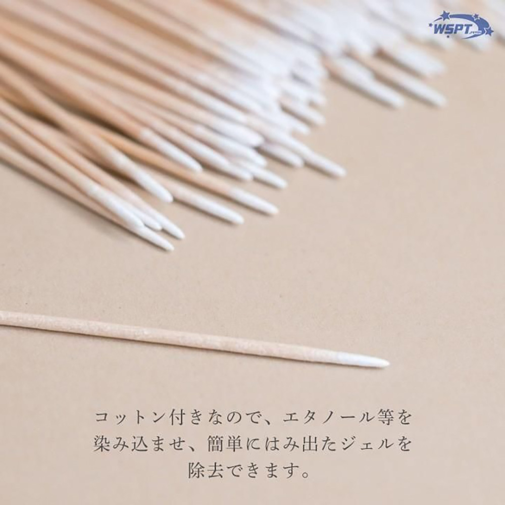 WSPT JAPAN コットン付き ウッドスティック 約190本