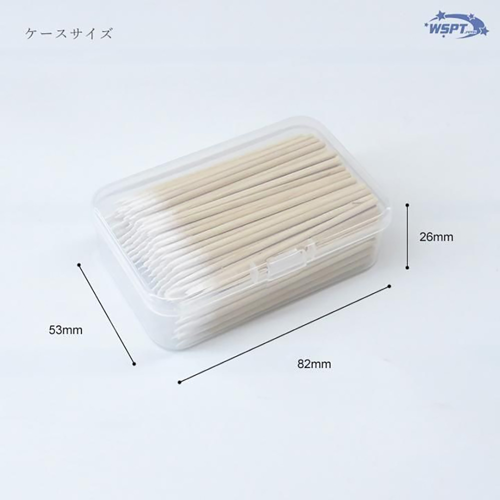WSPT JAPAN コットン付き ウッドスティック 約190本