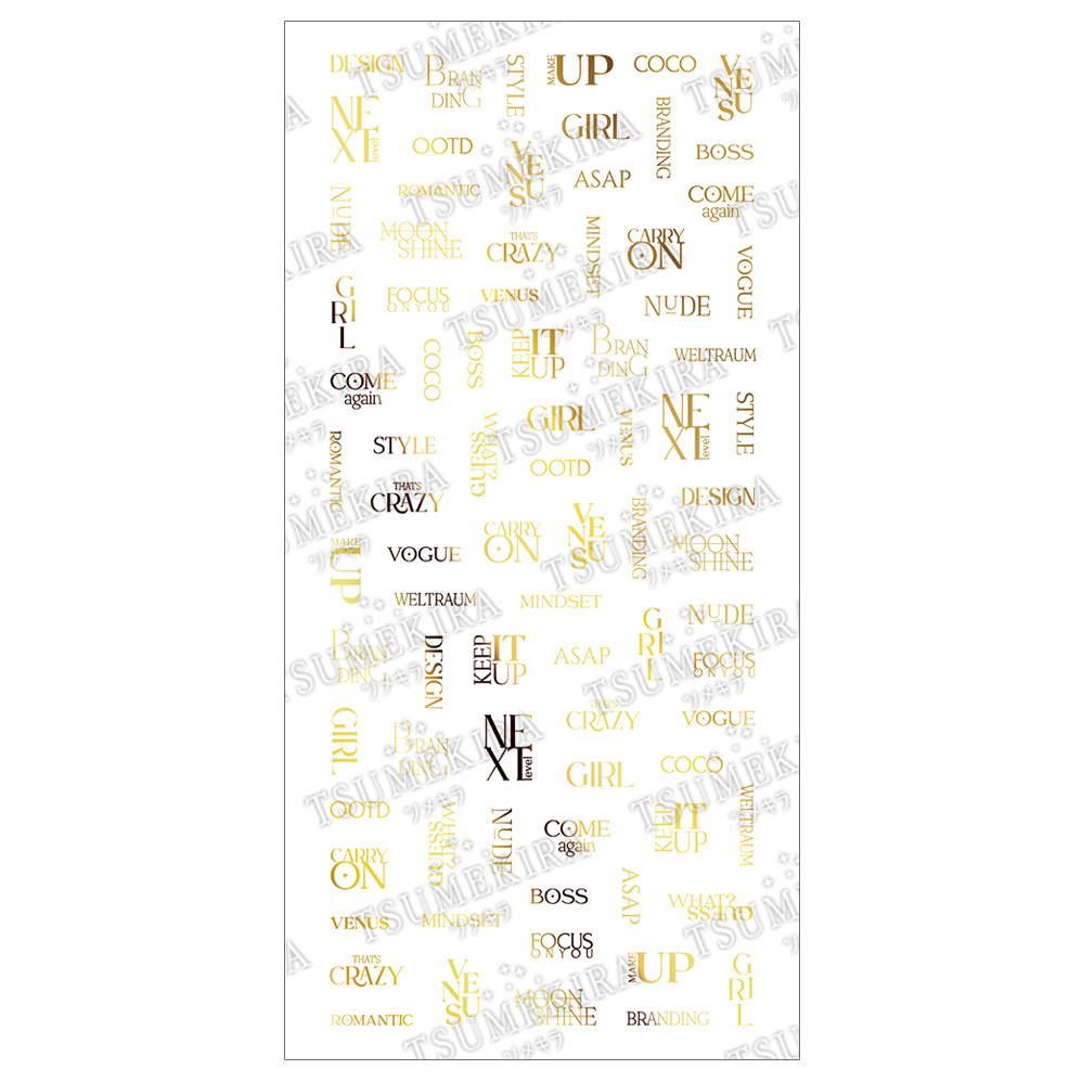 ツメキラ ミニモジ ゴールド ジェル専用 SG-NYM-017