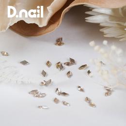 D.nail ダイヤ ライトベージュ S 1.5×3mm 50P #8353
