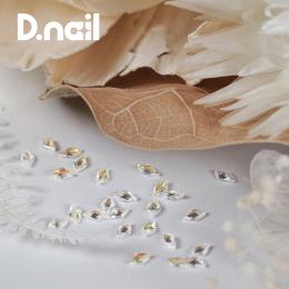 D.nail クリスタルダイヤ クリアオーロラ L 2×3.5mm 50P #8356