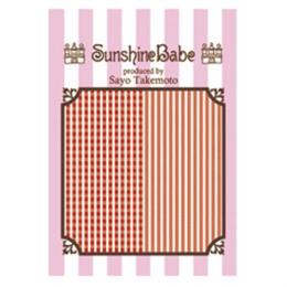 Sunshine Babe ネイルシール シェパードチェック　1.5mm　レッド