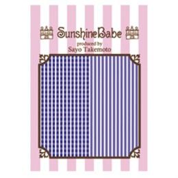 Sunshine Babe ネイルシール シェパードチェック　1.5mm　ロイヤルブルー
