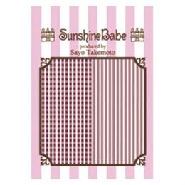 Sunshine Babe ネイルシール シェパードチェック　1.5mm　ワイン
