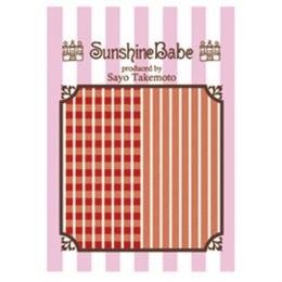 Sunshine Babe ネイルシール シェパードチェック　3mm　レッド