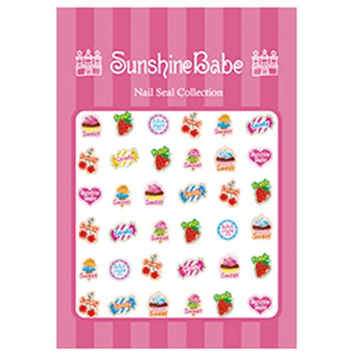Sunshine Babe ネイルシール スウィーツワッペン