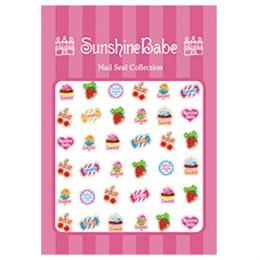 Sunshine Babe ネイルシール スウィーツワッペン