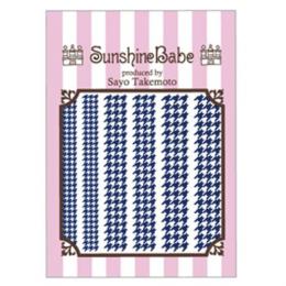 Sunshine Babe ネイルシール 千鳥格子A ネイビー