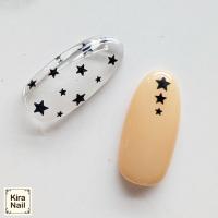 KiraNail ホログラム 星 3種 ミックス ケース入 ブラック PA-HOS-MIB