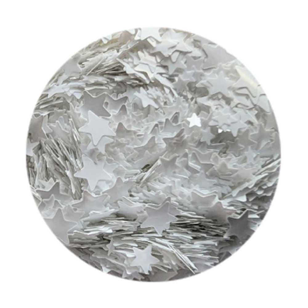 KiraNail ホログラム 星 3種 ミックス ケース入 ホワイト PA-HOS-MIW