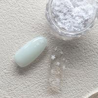 KiraNail ホログラム 星 3種 ミックス ケース入 ホワイト PA-HOS-MIW