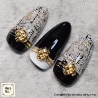 KiraNail ロープフラワー ゴールド 5個入 PA-RFL-GOL