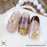 KiraNail ロープフラワー ゴールド 5個入 PA-RFL-GOL