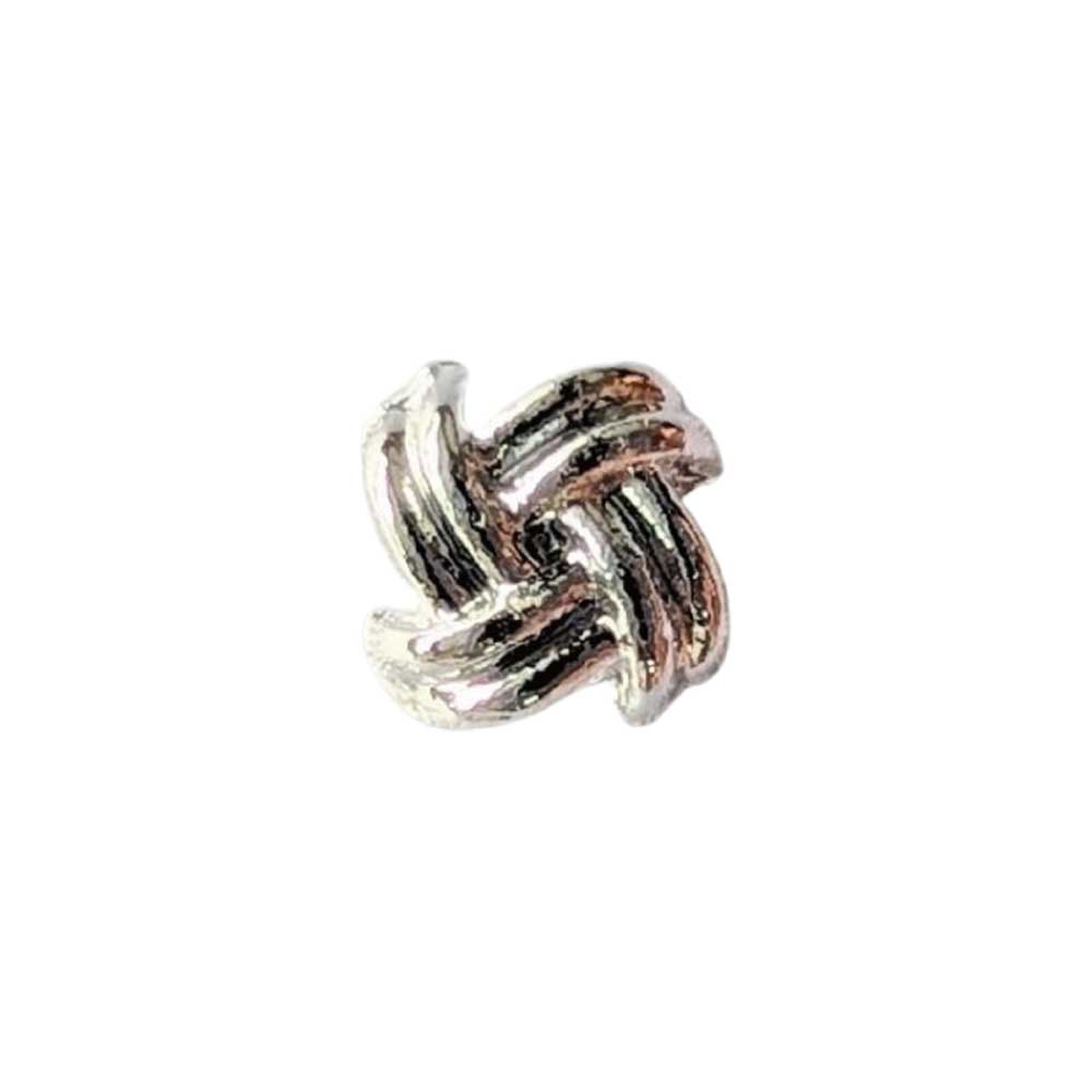 KiraNail ロープフラワー シルバー 5個入 PA-RFL-SIL