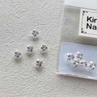 KiraNail ロープフラワー シルバー 5個入 PA-RFL-SIL