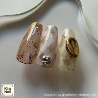 KiraNail ロープフラワー シルバー 5個入 PA-RFL-SIL