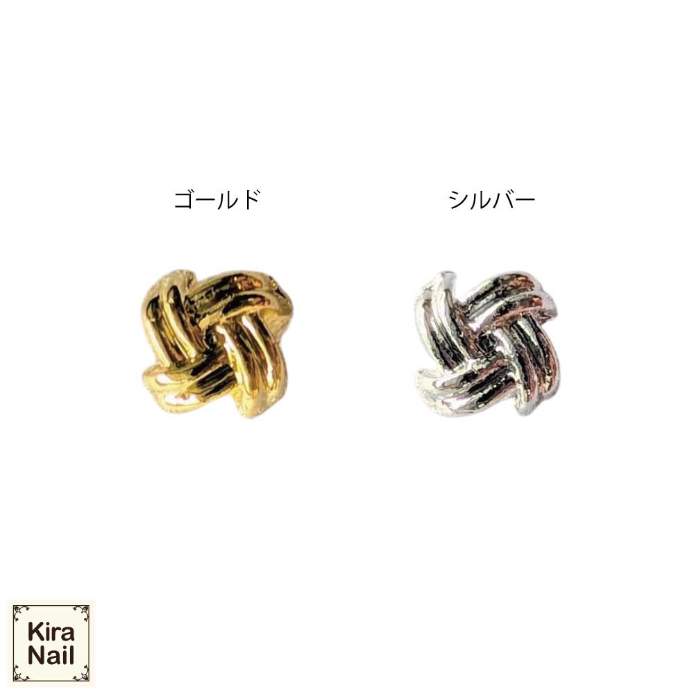 KiraNail ロープフラワー ゴールド 5個入 PA-RFL-GOL