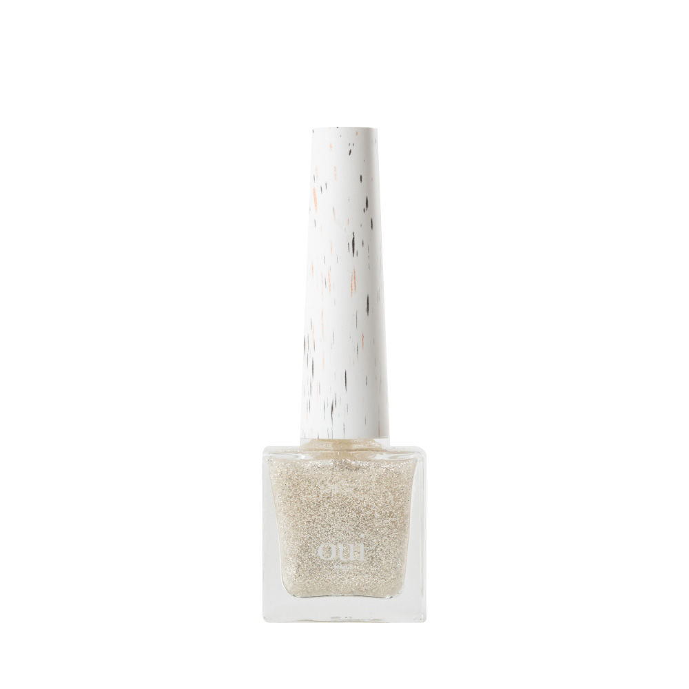 oui nails ピールオフマニキュア 8ml GI128 ホワイトシルバースターリー