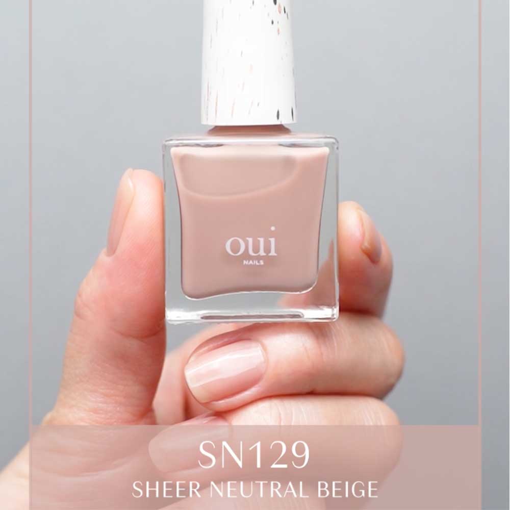 oui nails ピールオフマニキュア 8ml SN129 シアーニュートラルベージュ