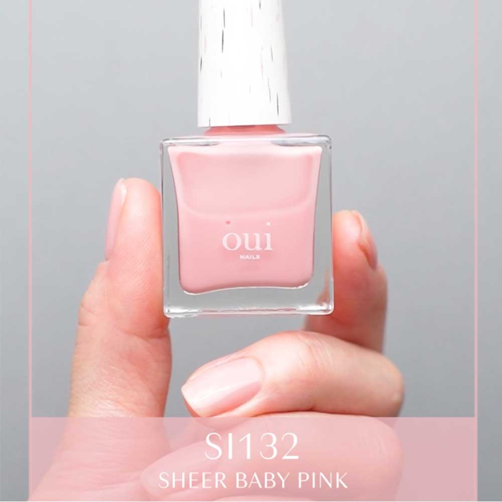 oui nails ピールオフマニキュア 8ml SI132 シアーベビーピンク