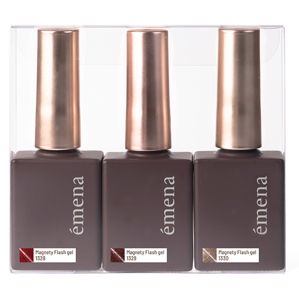 エメナ マグネティフラッシュジェル 8g 3色セット 1328-1330 EMENA-MF3I