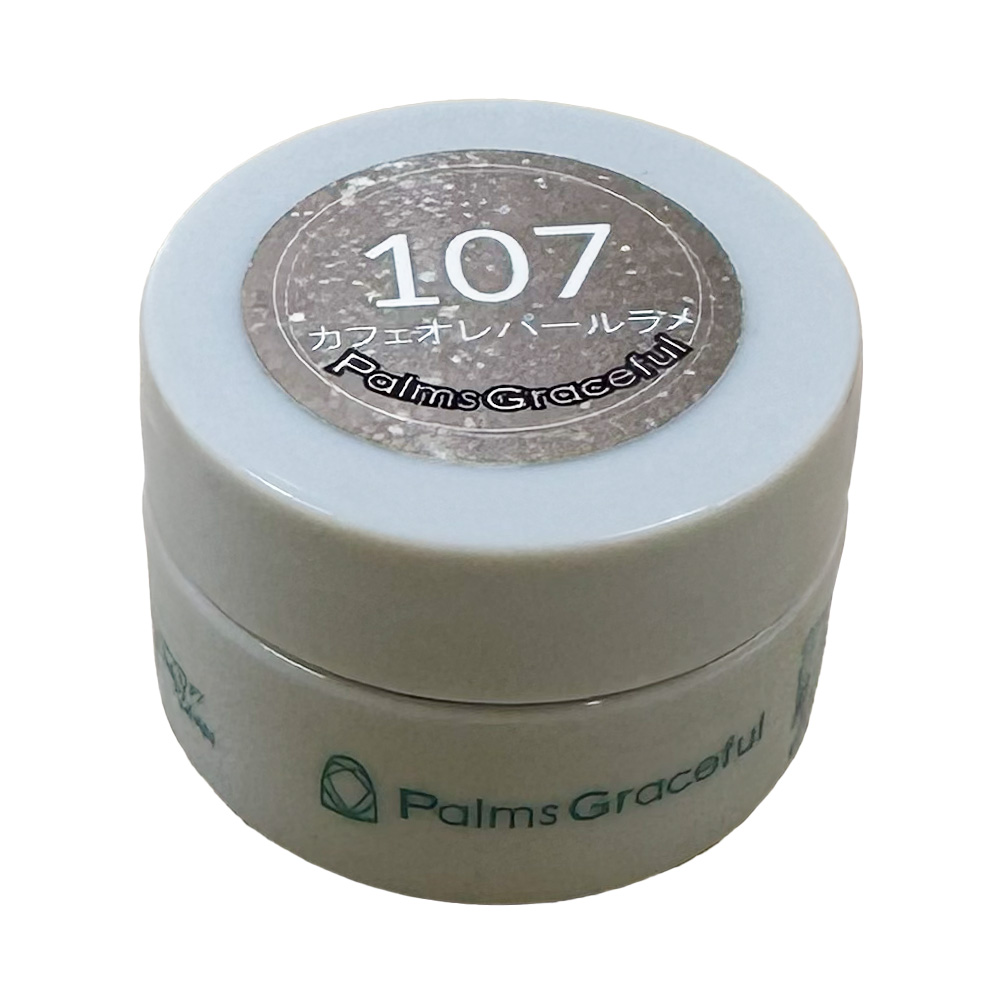 Palms Graceful カラージェル 3g 107 カフェオレパールラメ