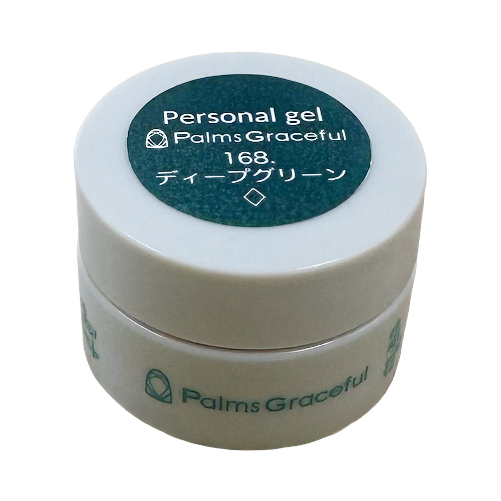 Palms Graceful カラージェル 3g 168 ディープグリーン